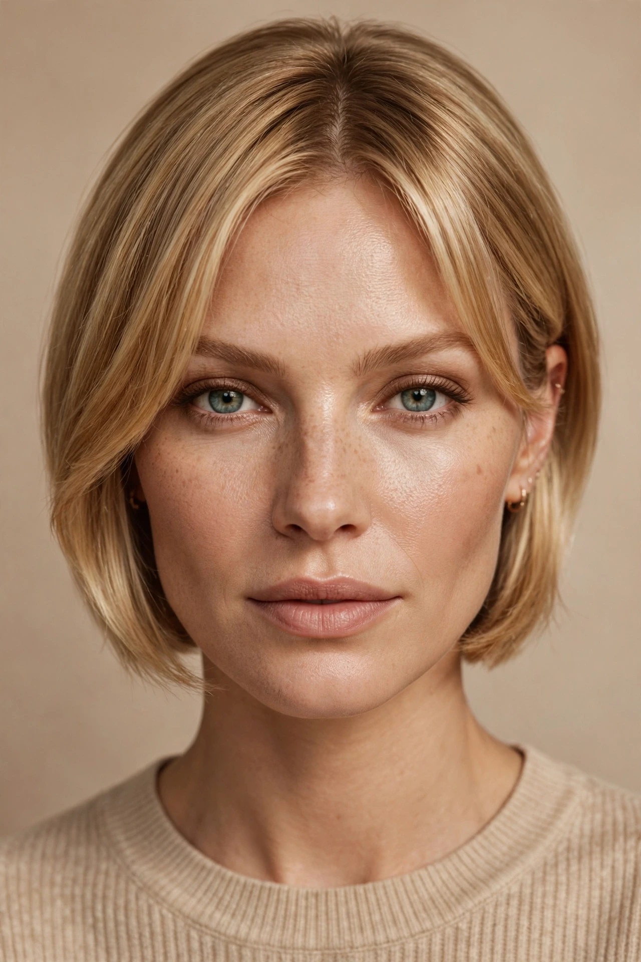 Bixie cut for oval faces