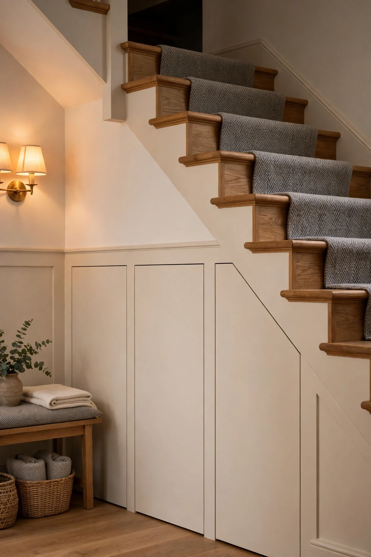 Under-Stair Panels Turning Dead Space Into Storage