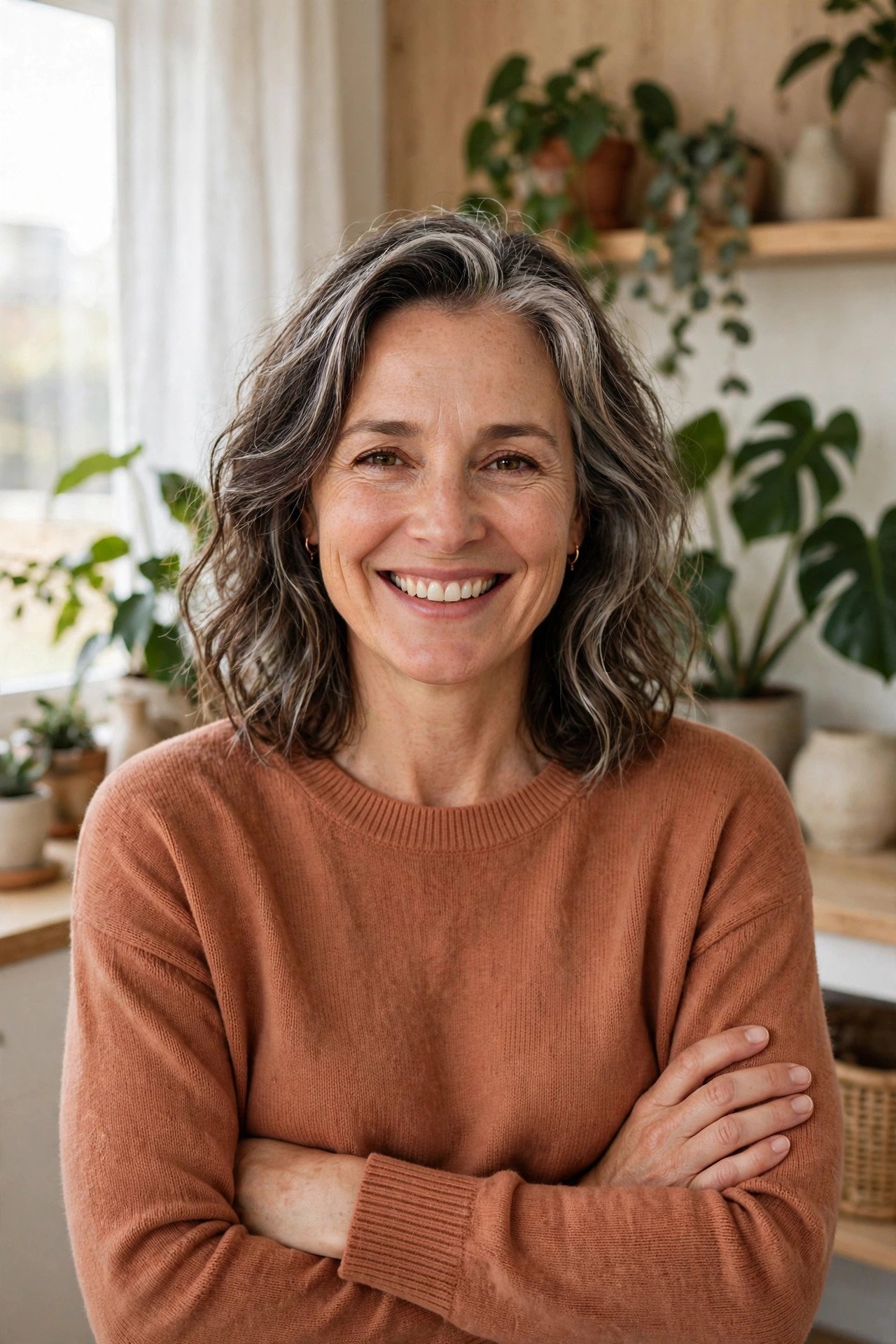 Portrait of the founder of Women's Bloom