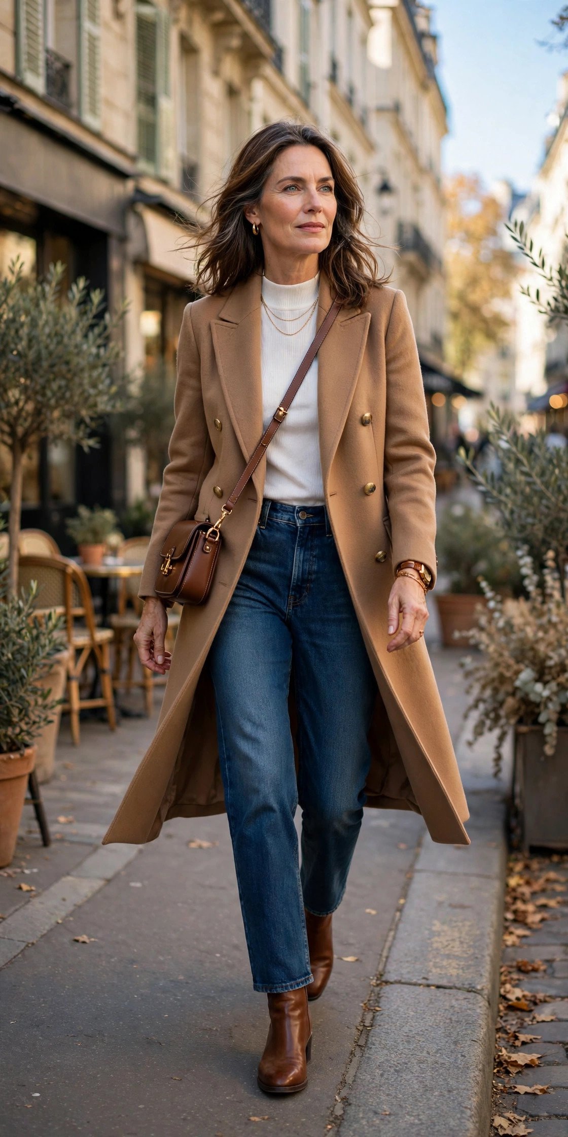 Fashion: a woman wearing a chic, confident outfit