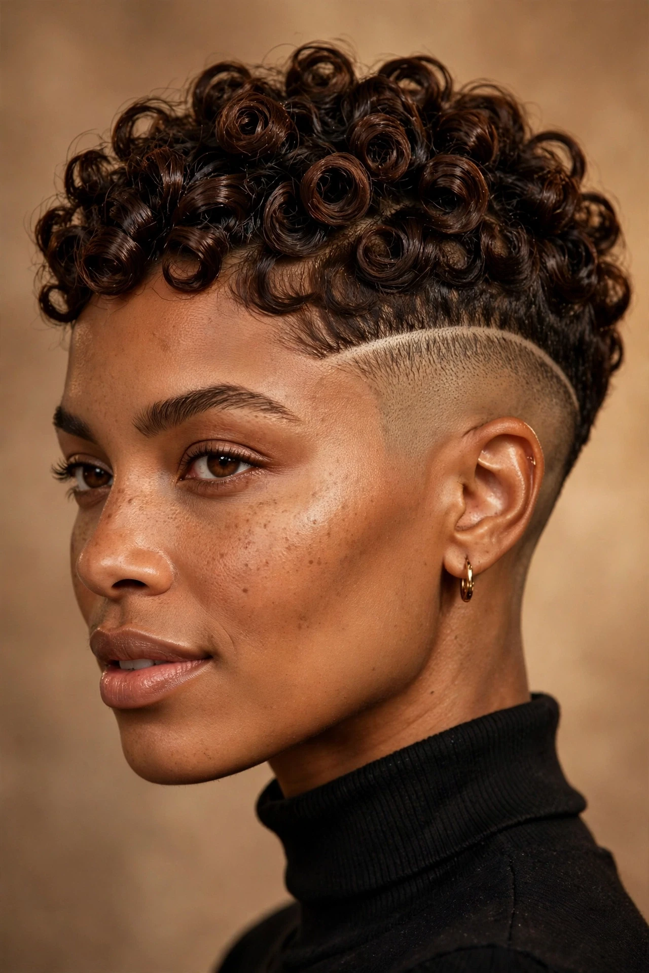 Undercut Pixie with Platinum Top
