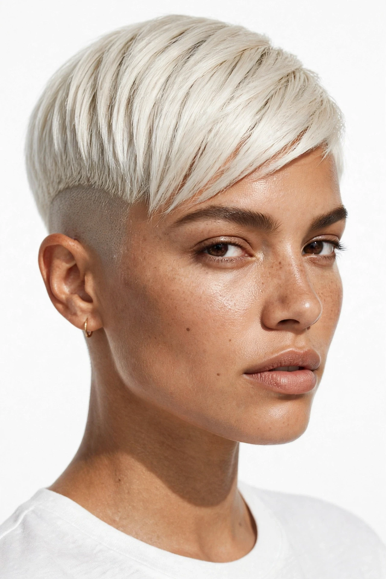Undercut Pixie with Hard Part