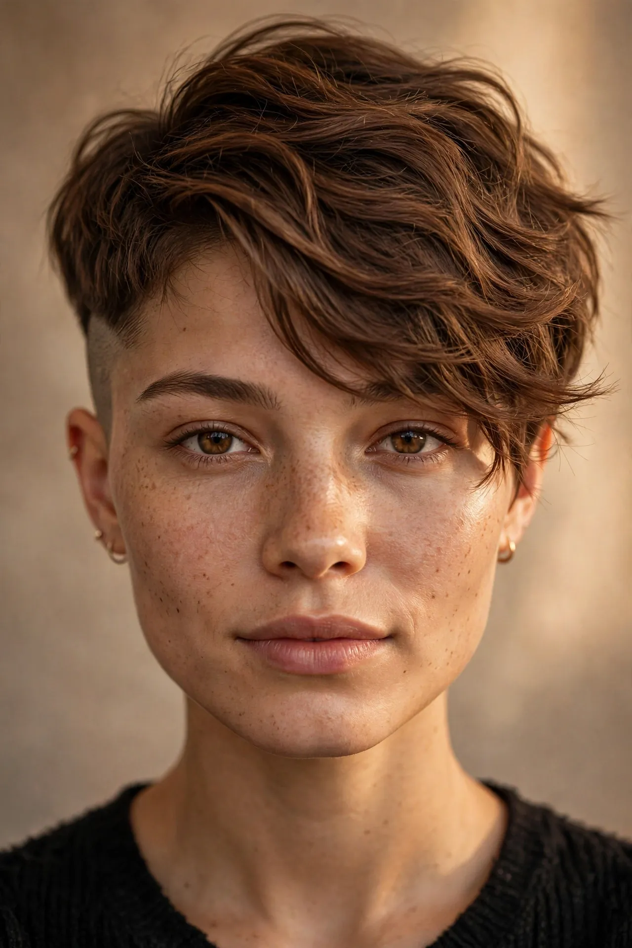 Undercut Pixie for Square Faces