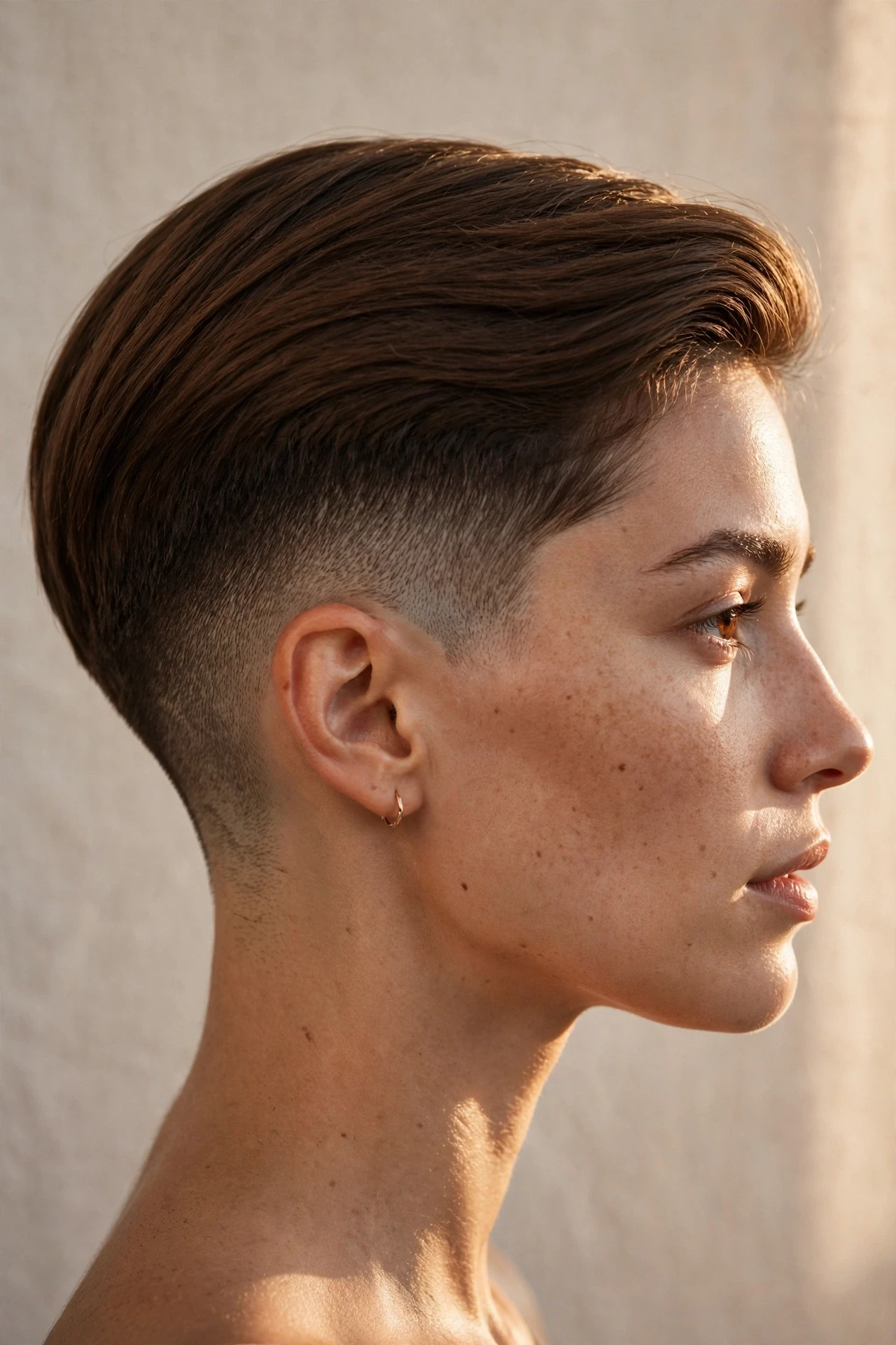 Undercut Pixie with Shaggy Textured Top