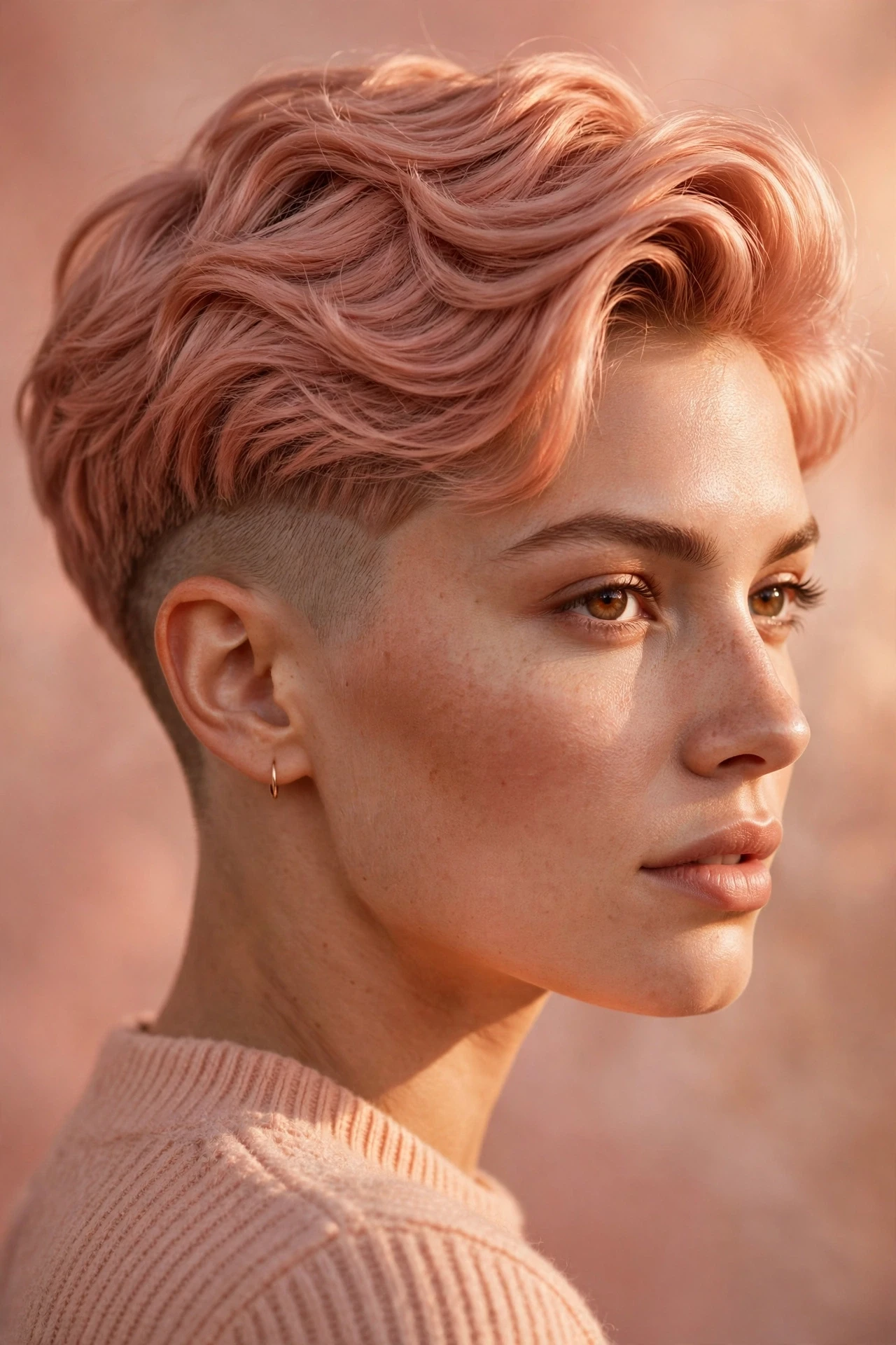 Undercut Pixie with Exposed Nape Line
