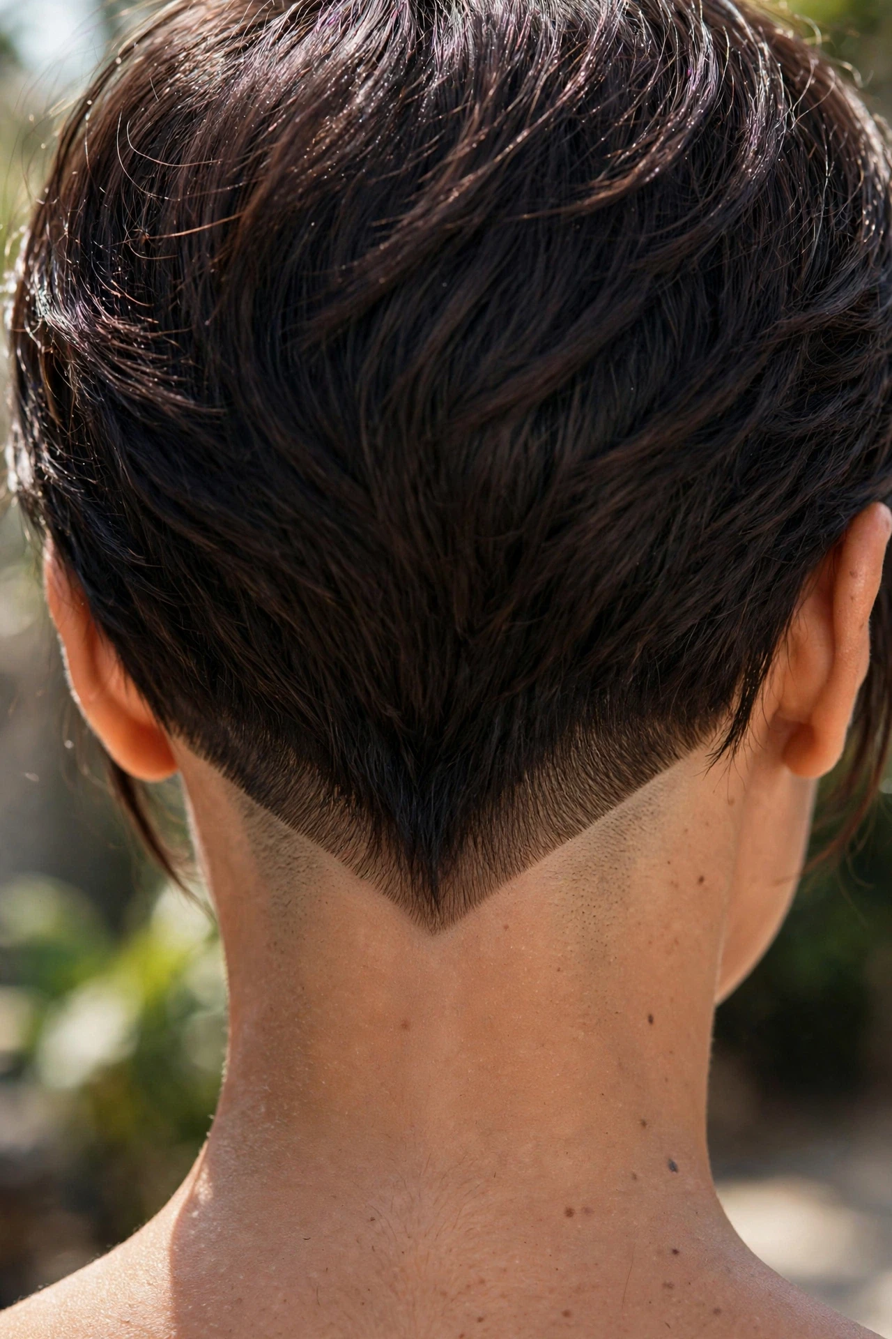 Undercut Pixie on Natural Coily Hair
