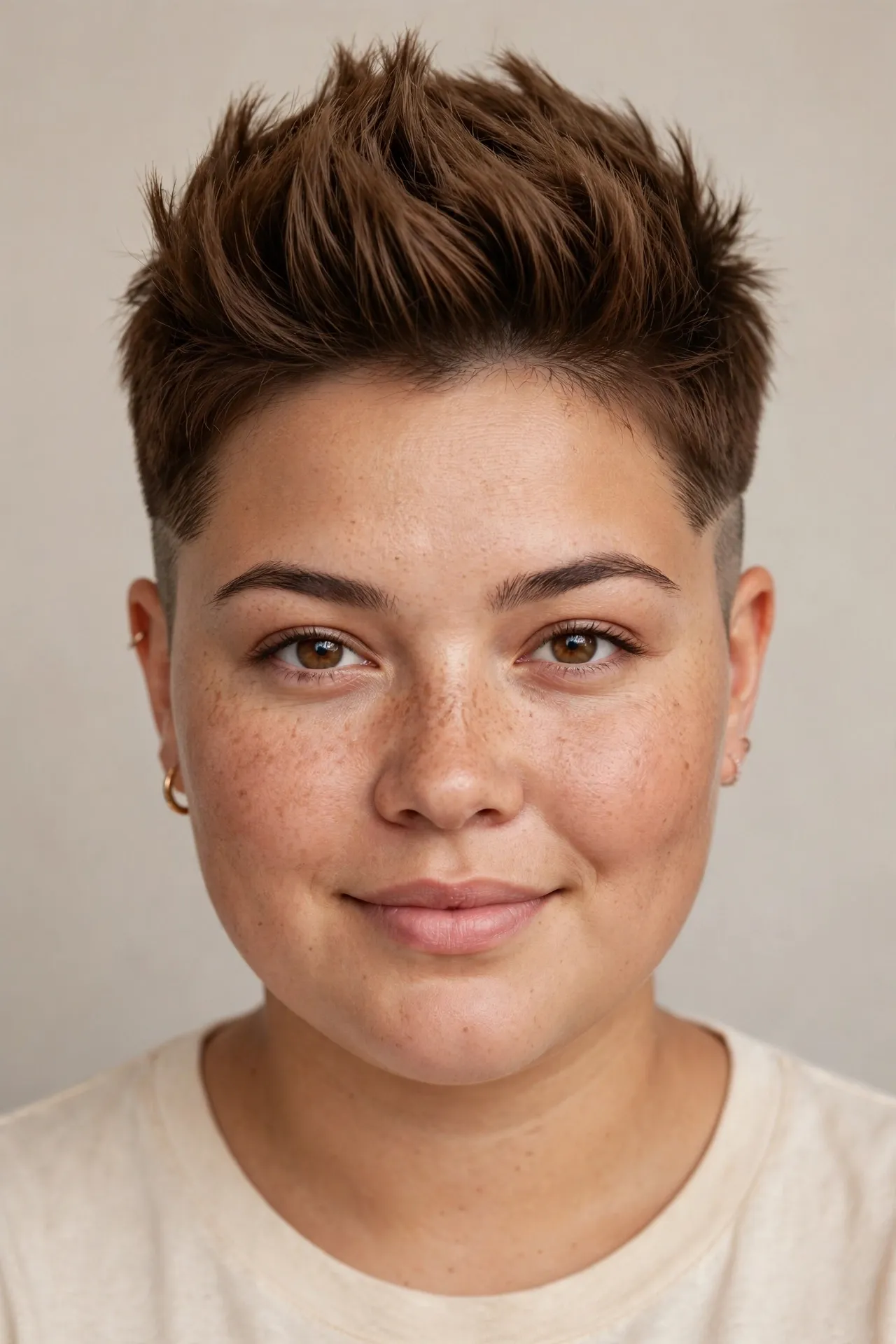 Undercut Pixie for Round Faces